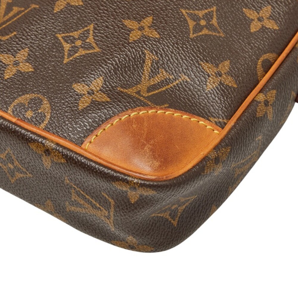 Louis Vuitton Monogram Danube Crossbody Shoulder Bag M45266 Brown Leather Wom... - Picture 4 of 12